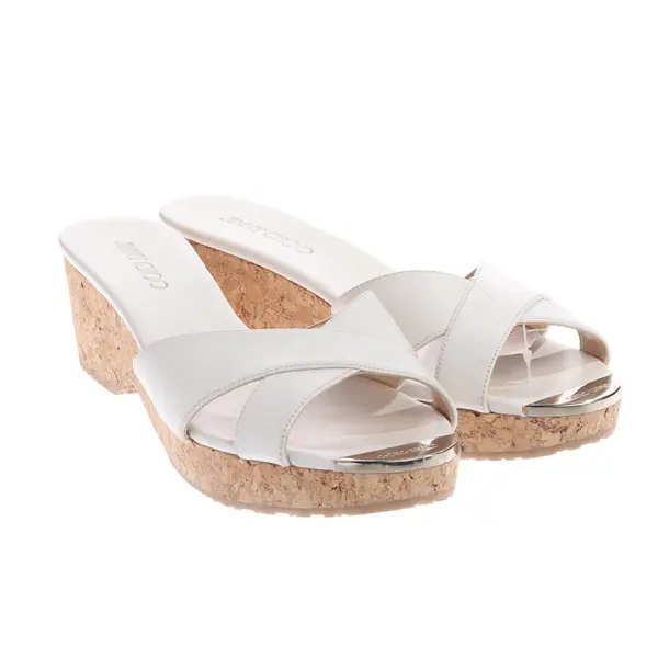 Wedges, in White, Jimmy Choo