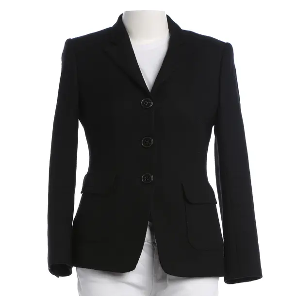 Blazer, in Black, Wool, Windsor