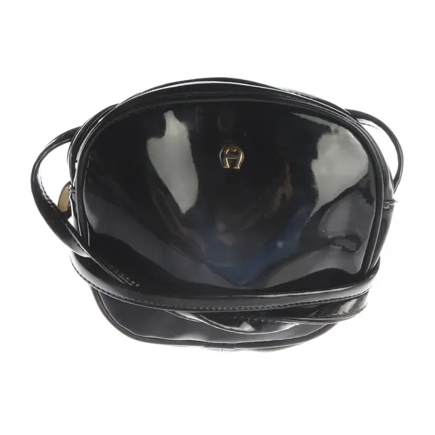 Shoulder Bag, in Black, Polyester, Aigner