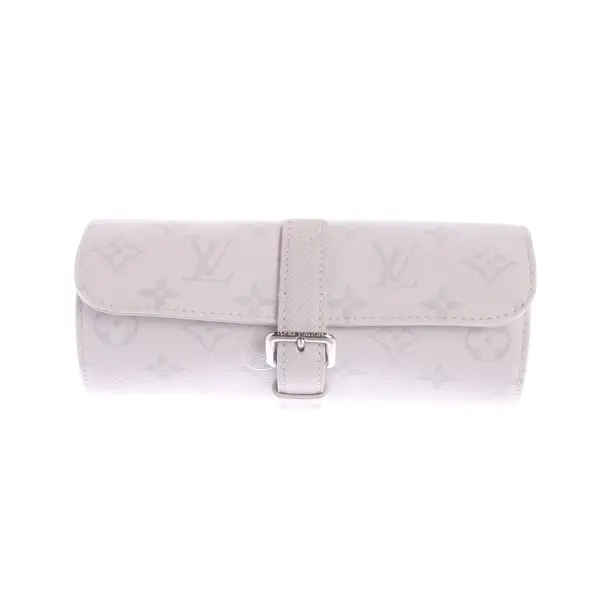 Case, in Light Gray, Leather, Louis Vuitton