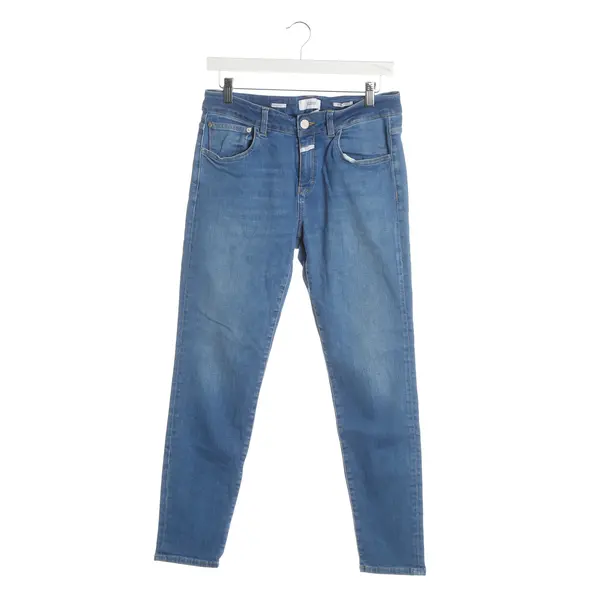 Straight Fit Jeans, in Light Blue, Cotton, Closed