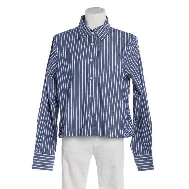 Bluse, in Blau, Baumwolle, Closed