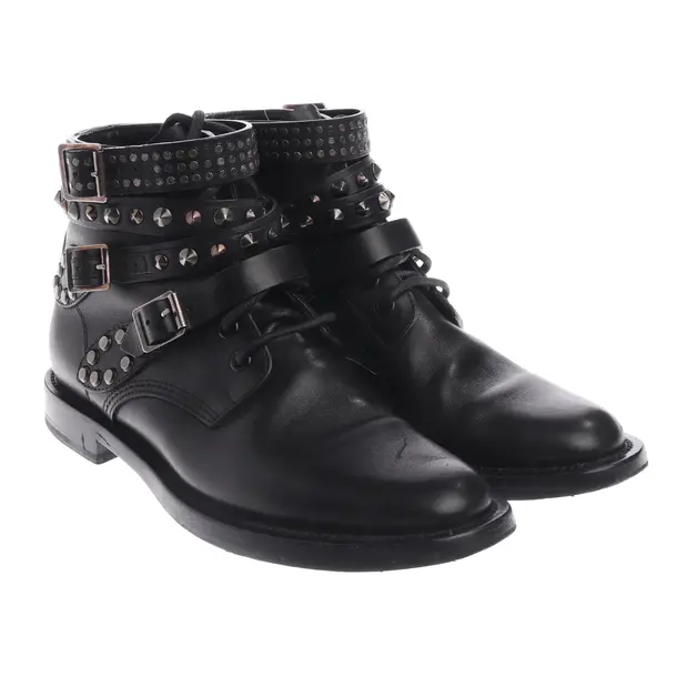Biker Boots, in Black, Saint Laurent