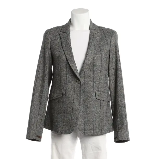 Blazer, in Gray, Polyester, Mos Mosh