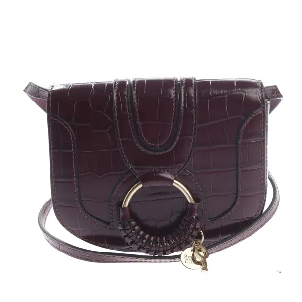 Schultertasche, in Bordeaux, Leder, See by Chloé