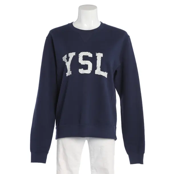 Sweatshirt, in Navy, Cotton, Saint Laurent