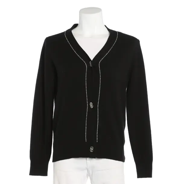 Strickjacke, in Schwarz, Wolle, Hermès