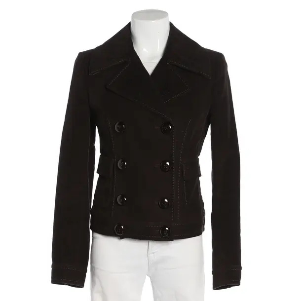 Übergangsjacke, in Dunkelbraun, Viskose, Sportmax