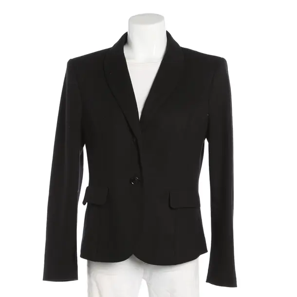 Blazer, in Black, Wool, Marc Cain