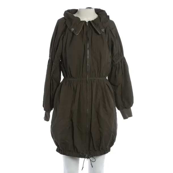 Mid-Season Jacket, in Brown, Cotton, Love Moschino