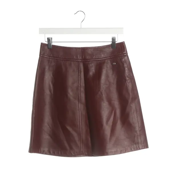 Skirt, in Bordeaux, Leather, Marc Cain