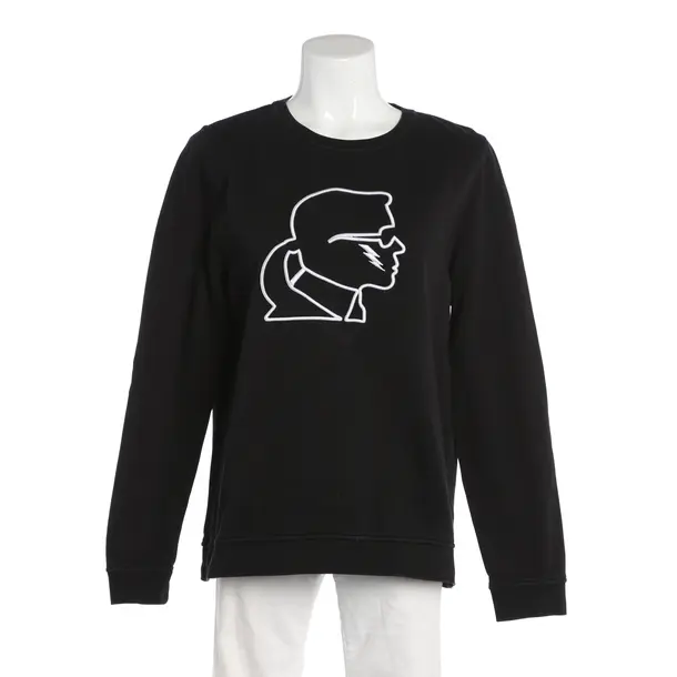 Sweatshirt, in Schwarz, Baumwolle, Karl Lagerfeld