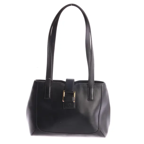 Shoulder Bag, in Navy, Leather, Aigner