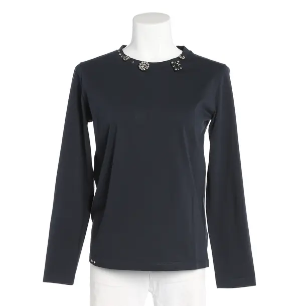 Long Sleeve Shirt, in Dark Gray, Cotton, Max Mara