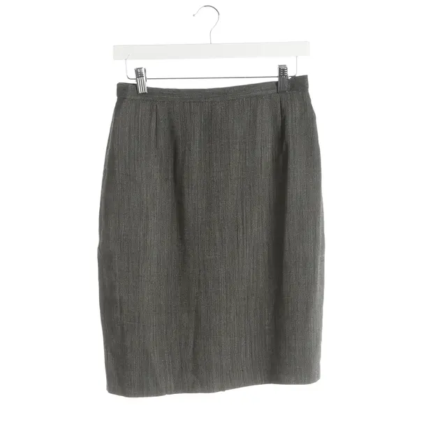 Rock, in Grau, Wolle, Max Mara