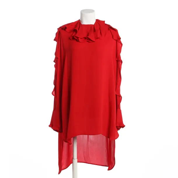 Dress, in Red, Silk, Valentino