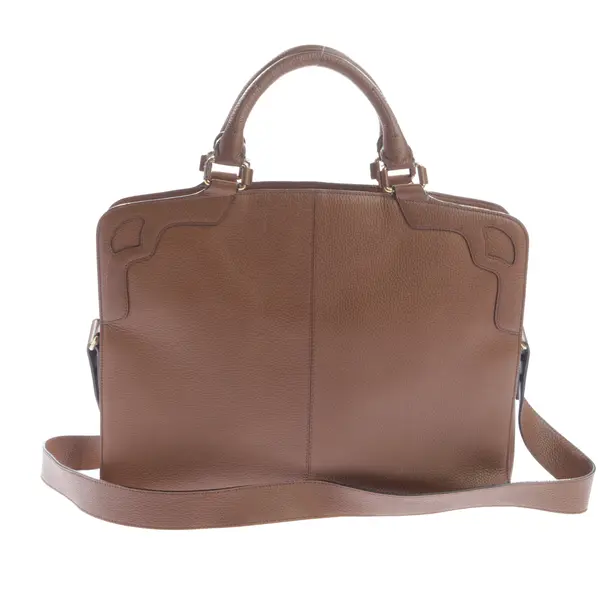 Laptoptasche, in Braun, Leder, Cartier