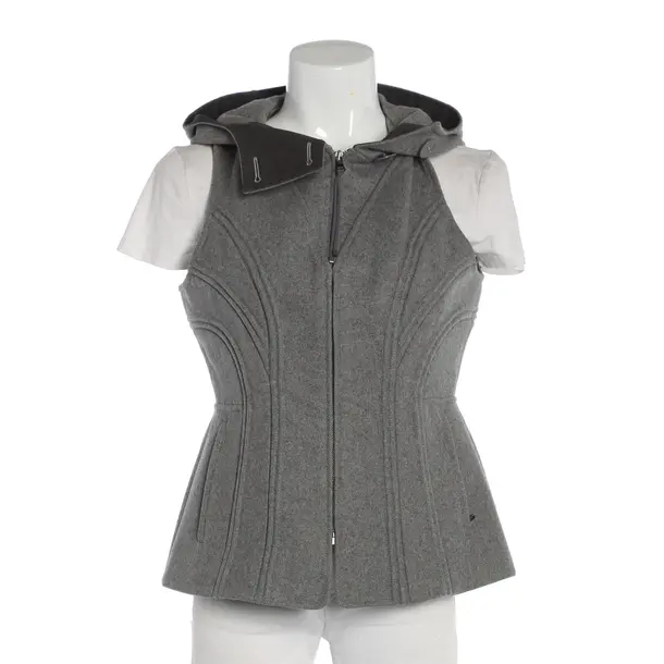 Weste, in Hellgrau, Wolle, Sportmax