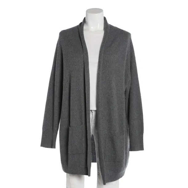 Strickjacke, in Grau, Baumwolle, Allude
