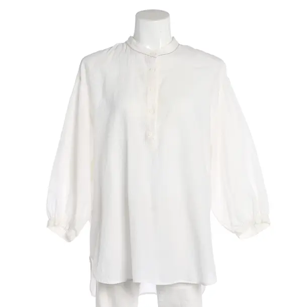 Blouse, in Cream, Cotton, Peserico