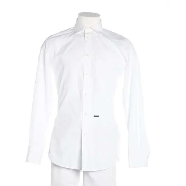 Shirt, in White, Cotton, Dsquared