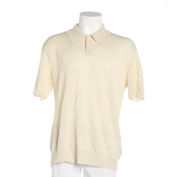 Polo Shirt, in Cream, Linen, Maison Martin Margiela