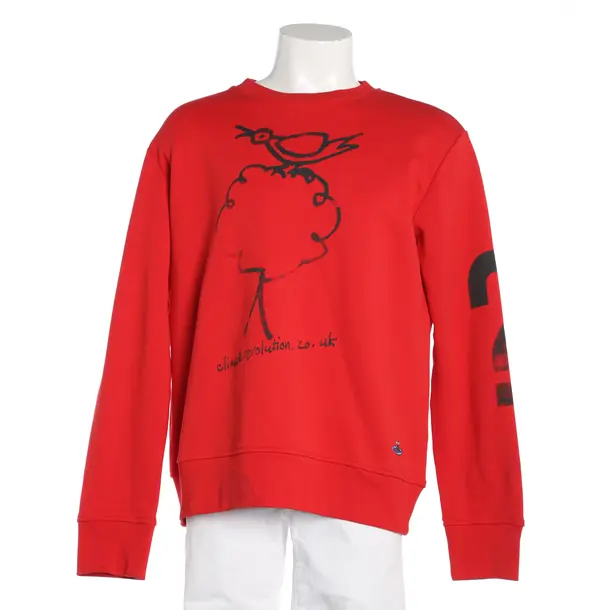 Felpa, in Rosso, Cotone, Vivienne Westwood