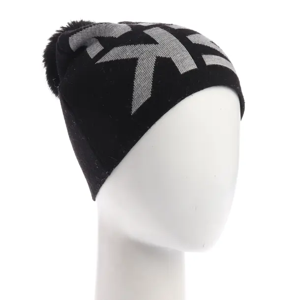 Beanie, in Black, Cotton, Michael Kors