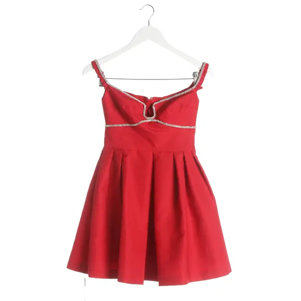 Cocktailkleid, in Rot, Polyester, self-portrait