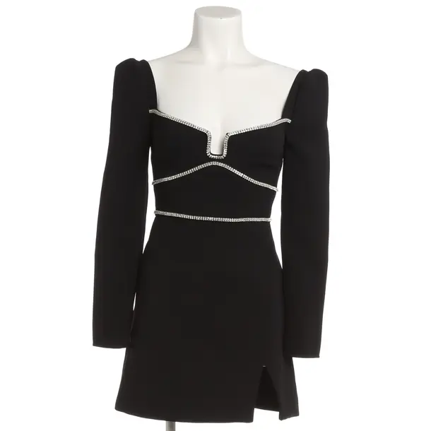 Cocktailkleid, in Schwarz, Polyester, self-portrait