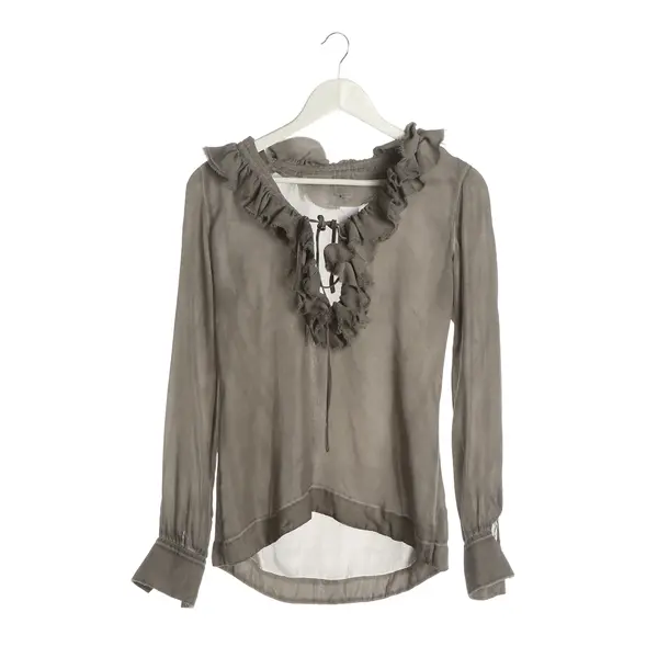 Blouse, in Gray, Silk, Caliban