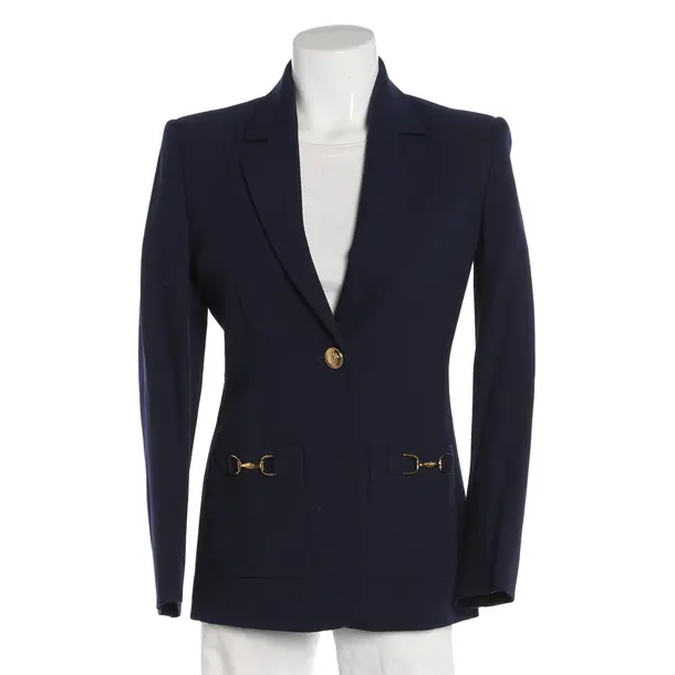 Blazer, in Navy, Polyester, Boutique Moschino