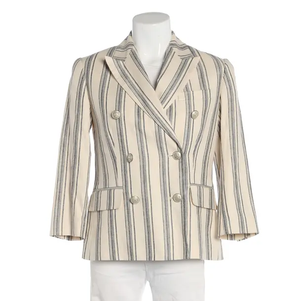 Blazer, in Beige, Lino, Ralph Lauren Etichetta Nera