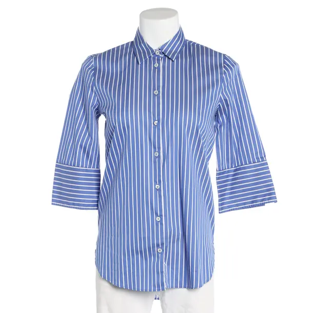 Blouse, in Blue, Cotton, Van Laack