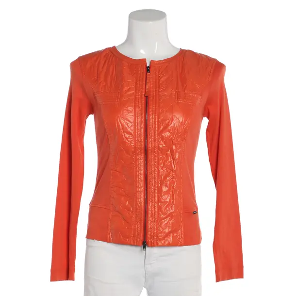 Summer Jacket, in Orange, Cotton, Marc Cain Sports
