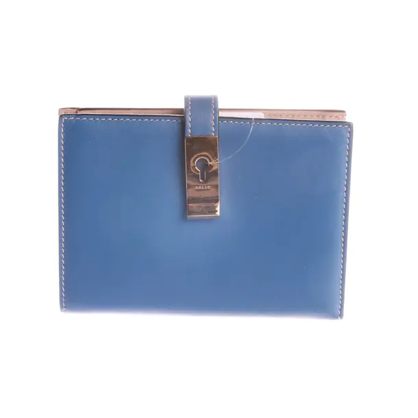 Wallet, in Light Blue, Leather, Bally