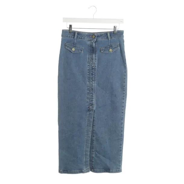 Skirt, in Blue, Cotton, Riani