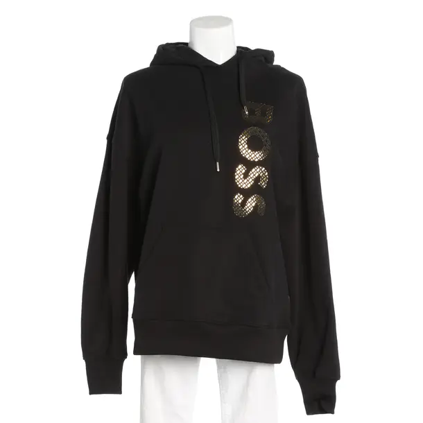 Felpa con cappuccio, in Nero, Cotone, Hugo Boss