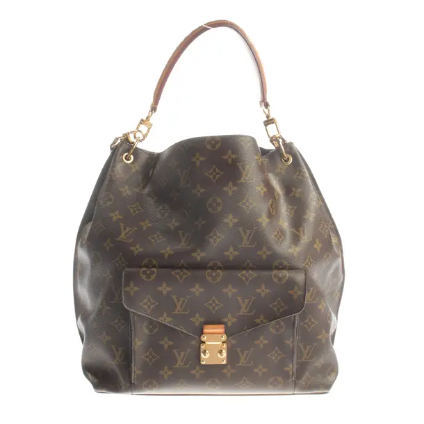 Shoulder Bag, in Dark Brown, Canvas, Louis Vuitton