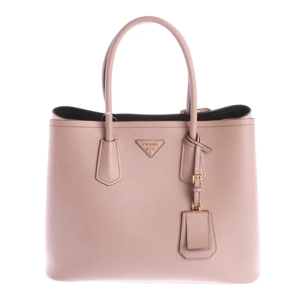 Handbag, in Light Pink, Leather, Prada
