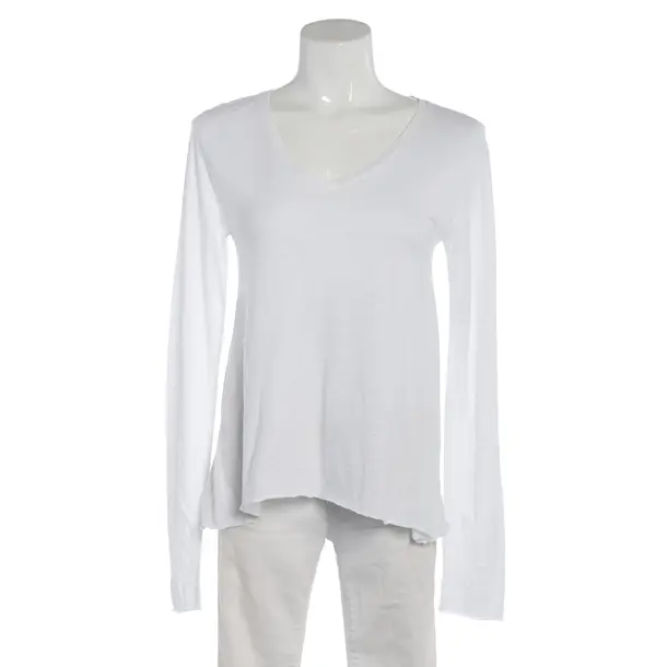 Longsleeve, in Weiß, Baumwolle, American Vintage