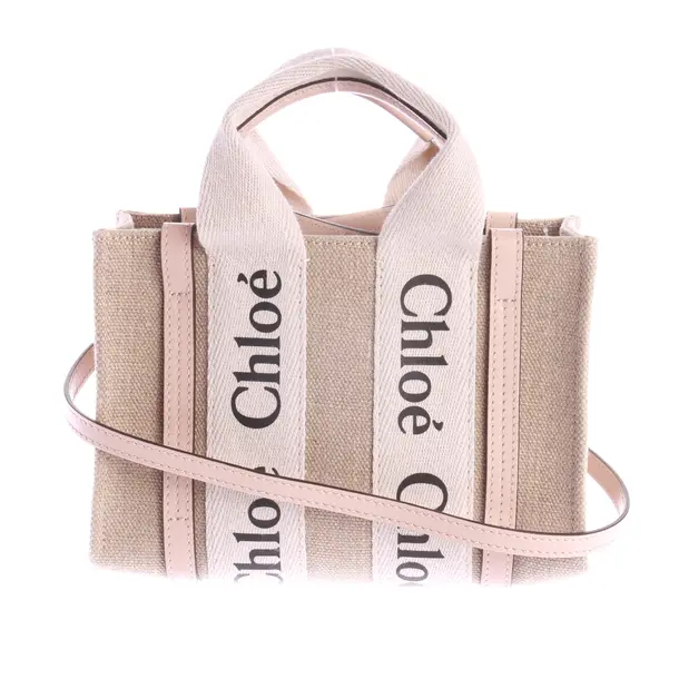 Schultertasche, in Mehrfarbig, Baumwolle, Chloé