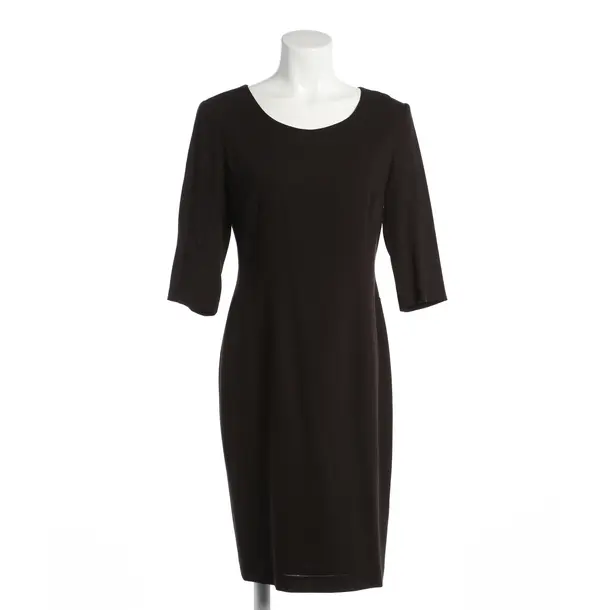 Cocktail Dress, in Dark Brown, Wool, Escada