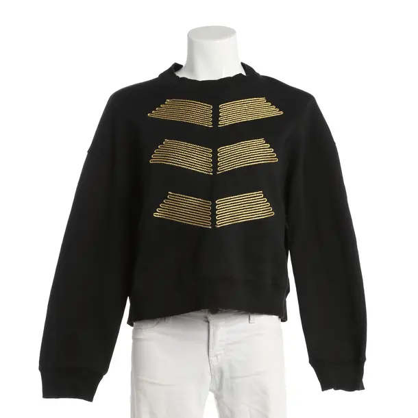 Felpa, in Nero, Cotone, Burberry