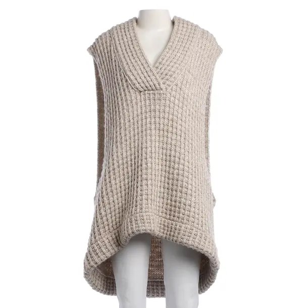 Sweater Vest, in Beige, Acrylic, MM6