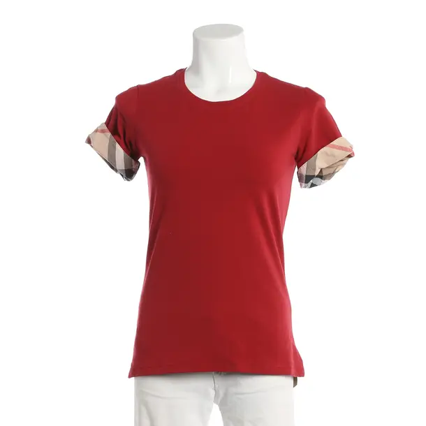 Shirt, in Red, Cotton, Burberry