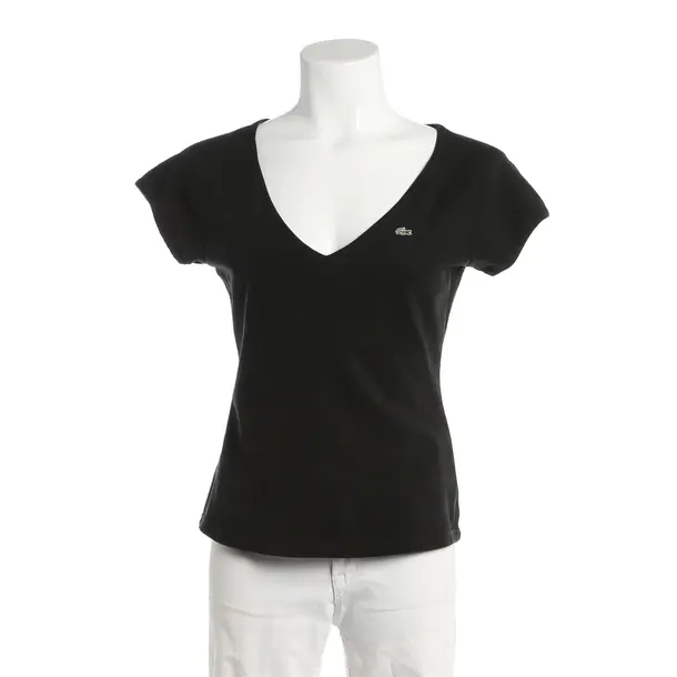 Camicia, in Nero, Cotone, Lacoste