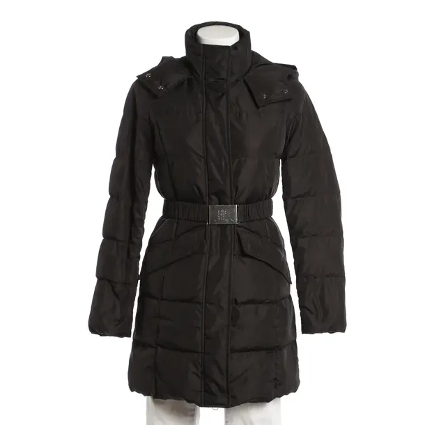 Mid-Season Coat, in Black, Polyester, Hugo Boss Black Label
