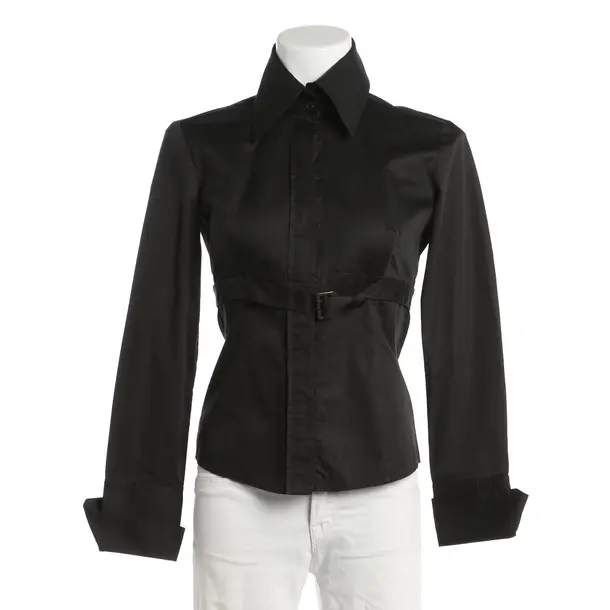 Blouse, in Black, Cotton, Hugo Boss Black Label