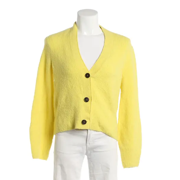 Cardigan, in Yellow, Wool, Marc Cain